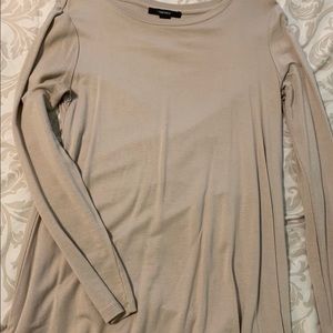Nude T-shirt dress. Adorable!!